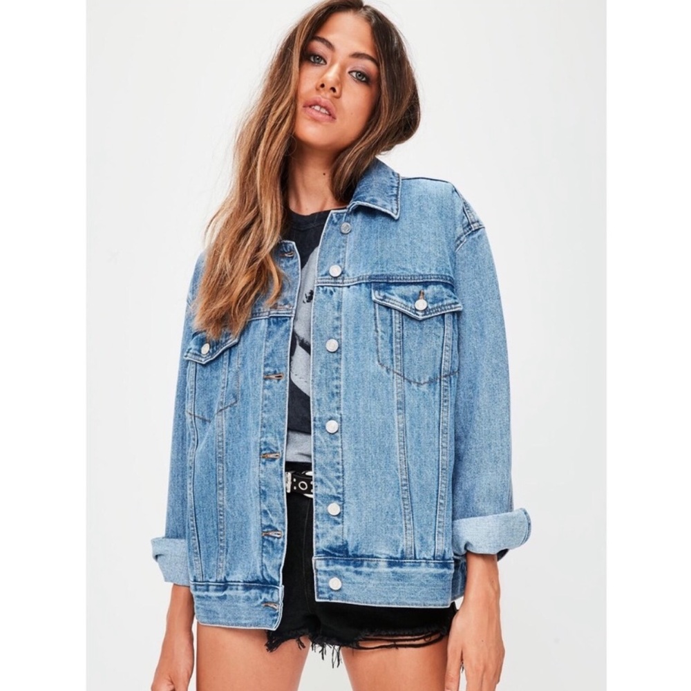 Missguided Oversized Denim Jacket